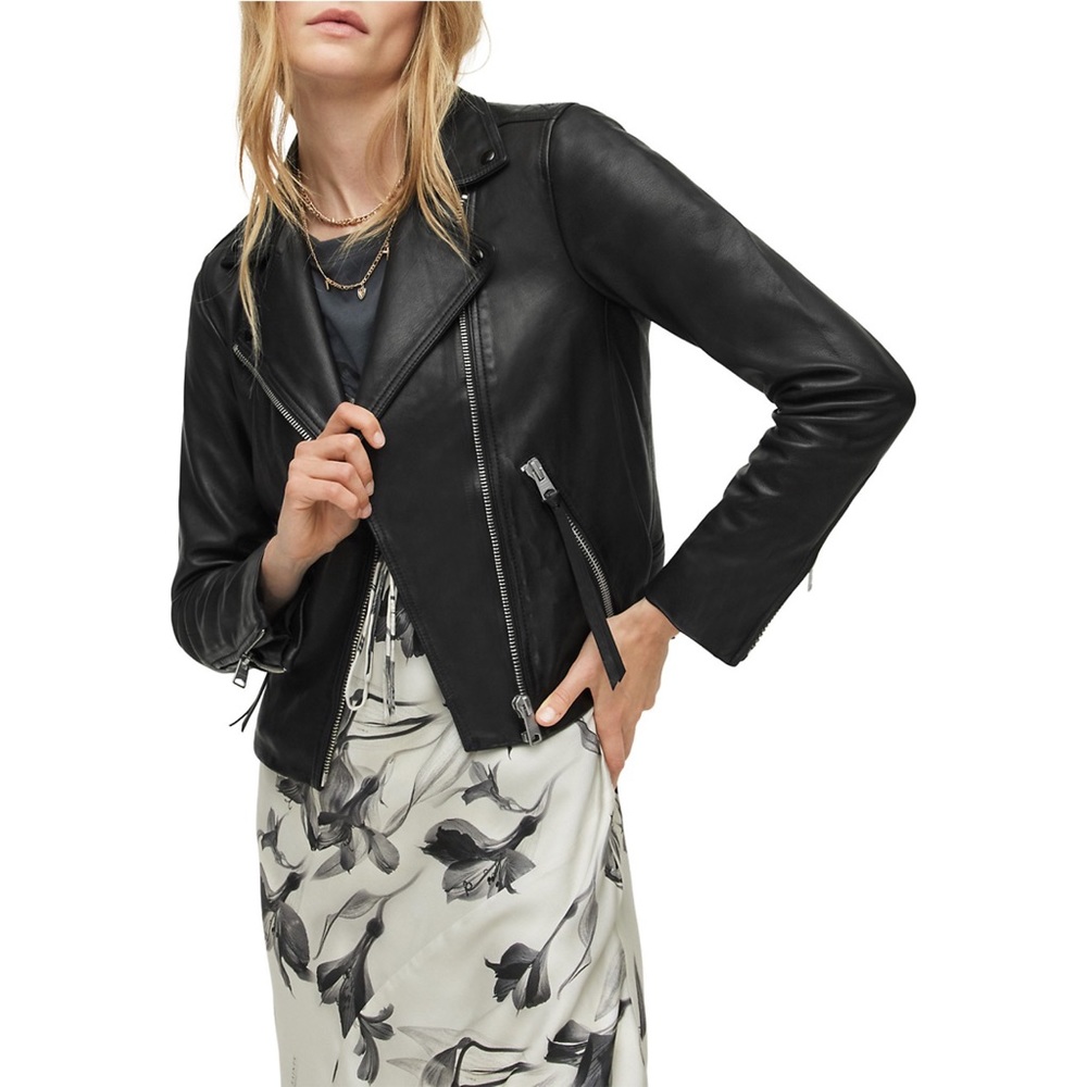 AllSaints Dalby Leather Biker Jacket